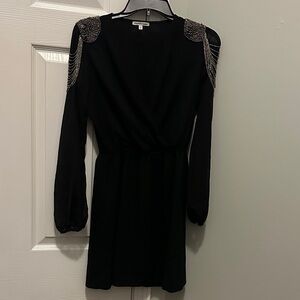 Charlotte Russe Black Dress with Silver Embellishments